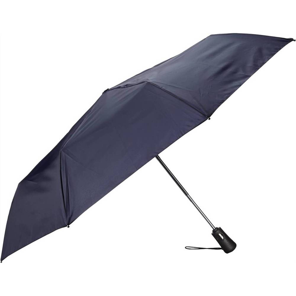 NEW TOTES titan super strong large folding umbrella in navy